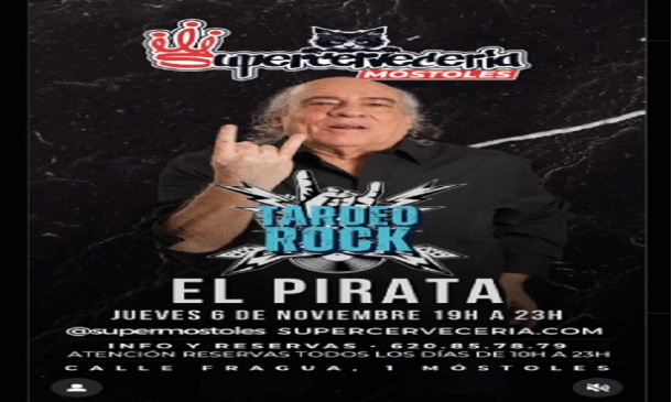 <time datetime="2025-11-03T14:57:06+00:00">noviembre 3, 2025</time> | <a href="https://elpirata.com/author/javier/">Javi Jaguar</a> | <a href="https://elpirata.com/category/blog/" rel="tag">BLOG</a> | <a href="https://elpirata.com/9716-2/#respond">No hay comentarios<span class="screen-reader-text"> en TARDEO DE ROCK. SUPERCEVECERIA.</span></a>