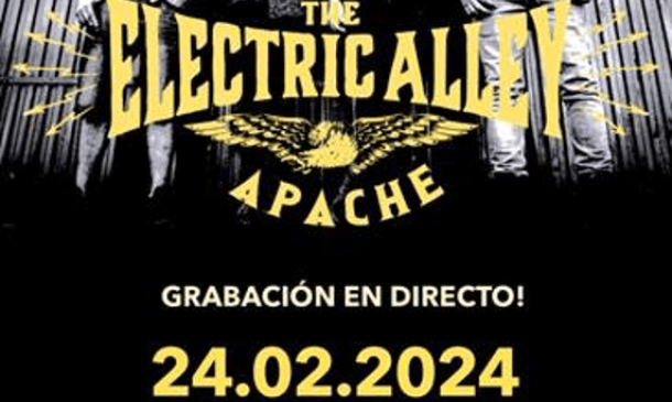 <time datetime="2024-02-14T15:11:12+00:00">febrero 14, 2024</time> | <a href="https://elpirata.com/author/javier/">Javi Jaguar</a> | <a href="https://elpirata.com/category/blog/" rel="tag">BLOG</a> | <a href="https://elpirata.com/the-electric-alley-grabaran-en-directo/#respond">No hay comentarios<span class="screen-reader-text"> en THE ELECTRIC ALLEY GRABARÁN EN DIRECTO</span></a>