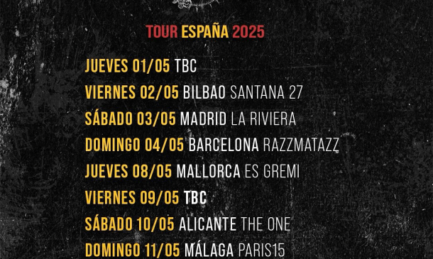 <time datetime="2024-08-13T07:07:52+00:00">agosto 13, 2024</time> | <a href="https://elpirata.com/author/javier/">Javi Jaguar</a> | <a href="https://elpirata.com/category/blog/" rel="tag">BLOG</a> | <a href="https://elpirata.com/gira-espanola-de-rata-blanca/#respond">No hay comentarios<span class="screen-reader-text"> en GIRA ESPAÑOLA DE RATA BLANCA</span></a>