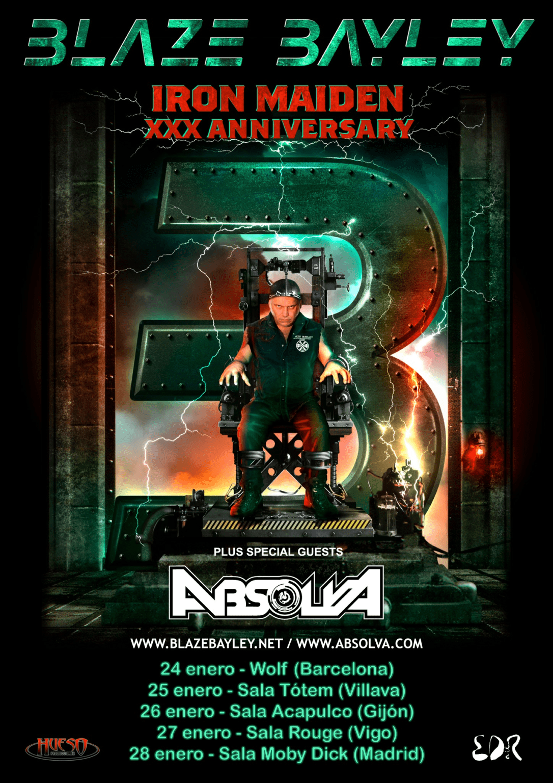 FECHAS DE BLAZE BAYLEY