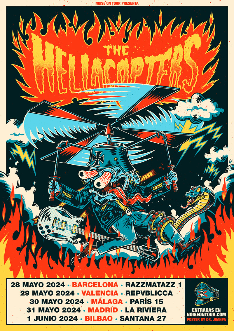 FECHAS DE THE HELLACOPTERS