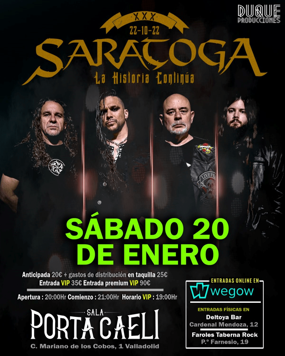 COMIENZA LA GIRA DE SARATOGA