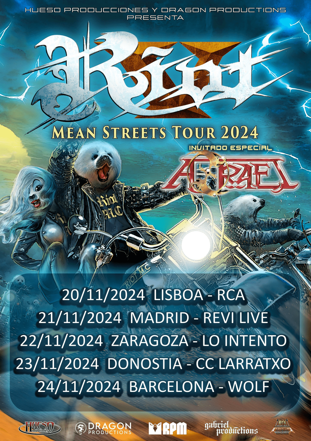 CONCIERTOS DE RIOT V