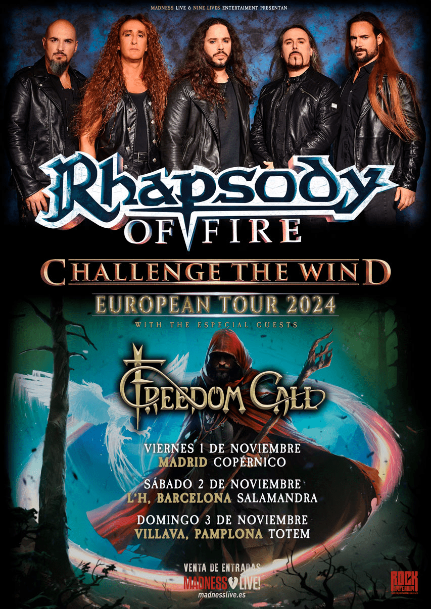 CONCIERTOS DE RHAPSODY OF FIRE