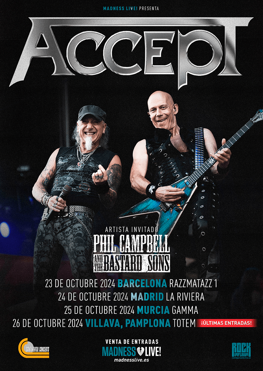 CANCELACIÓN CONCIERTO DE ACCEPT EN MURCIA