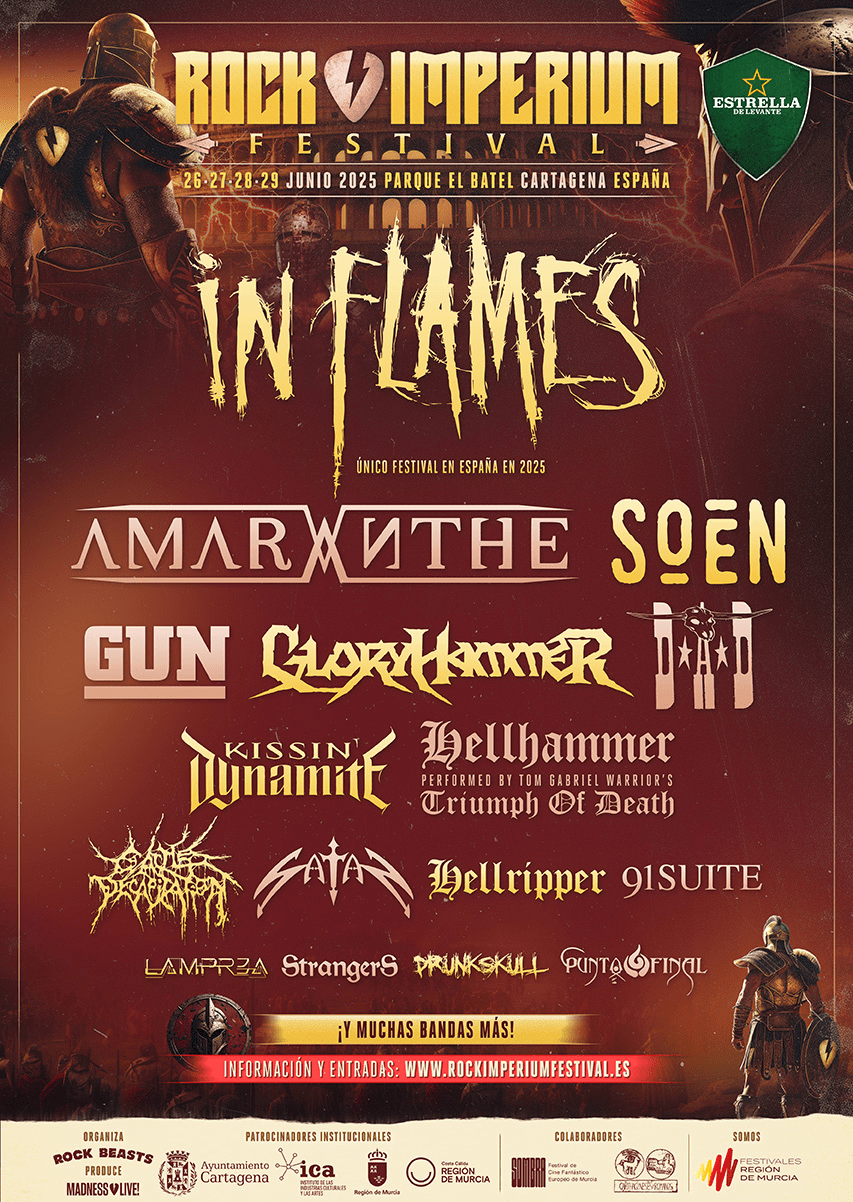 PRIMERAS CONFIRMACIONES DEL ROCK IMPERIUM