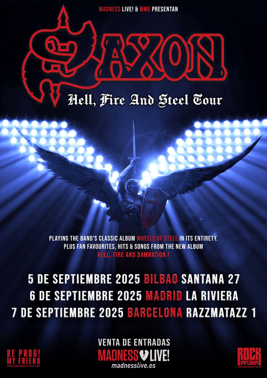 FECHAS DE SAXON EN ESPAÑA