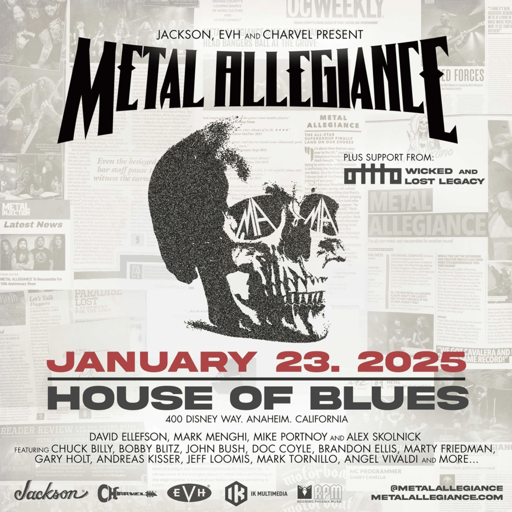 METAL ALLEGIANCE ANUNCIA EL SHOW ANUAL DE ANAHEIM