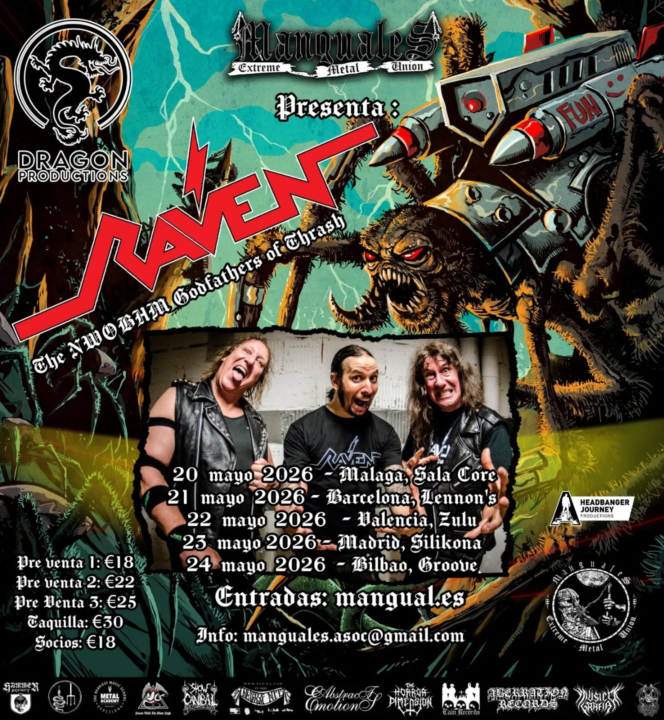 GIRA ESPAÑOLA DE RAVEN