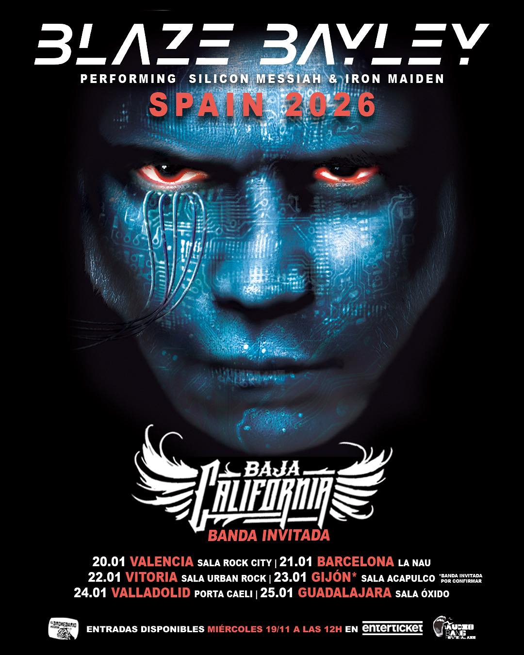 CONCIERTOS DE BLAZE BAYLEY