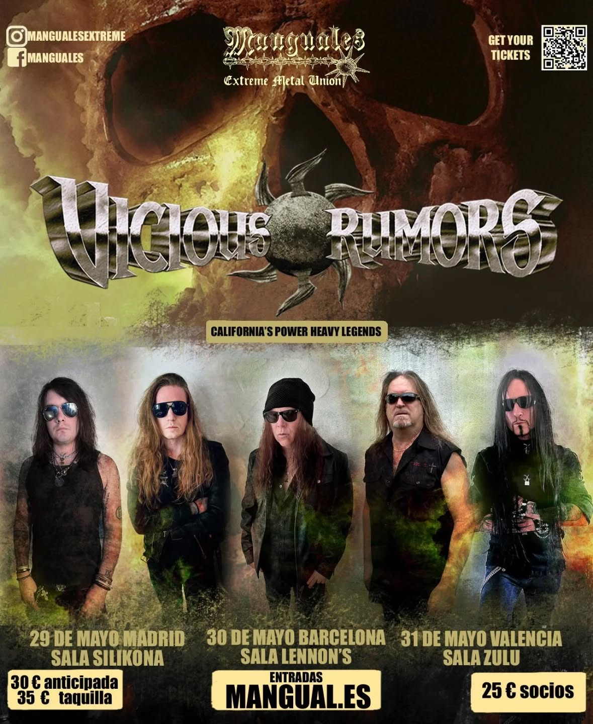 NUEVAS FECHAS DE VICIOUS RUMORS
