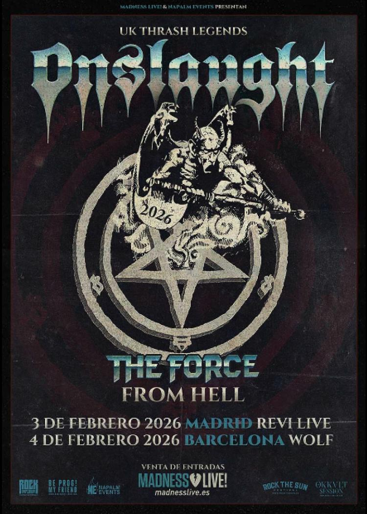 CANCELADOS LOS CONCIERTOS DE ONSLAUGHT