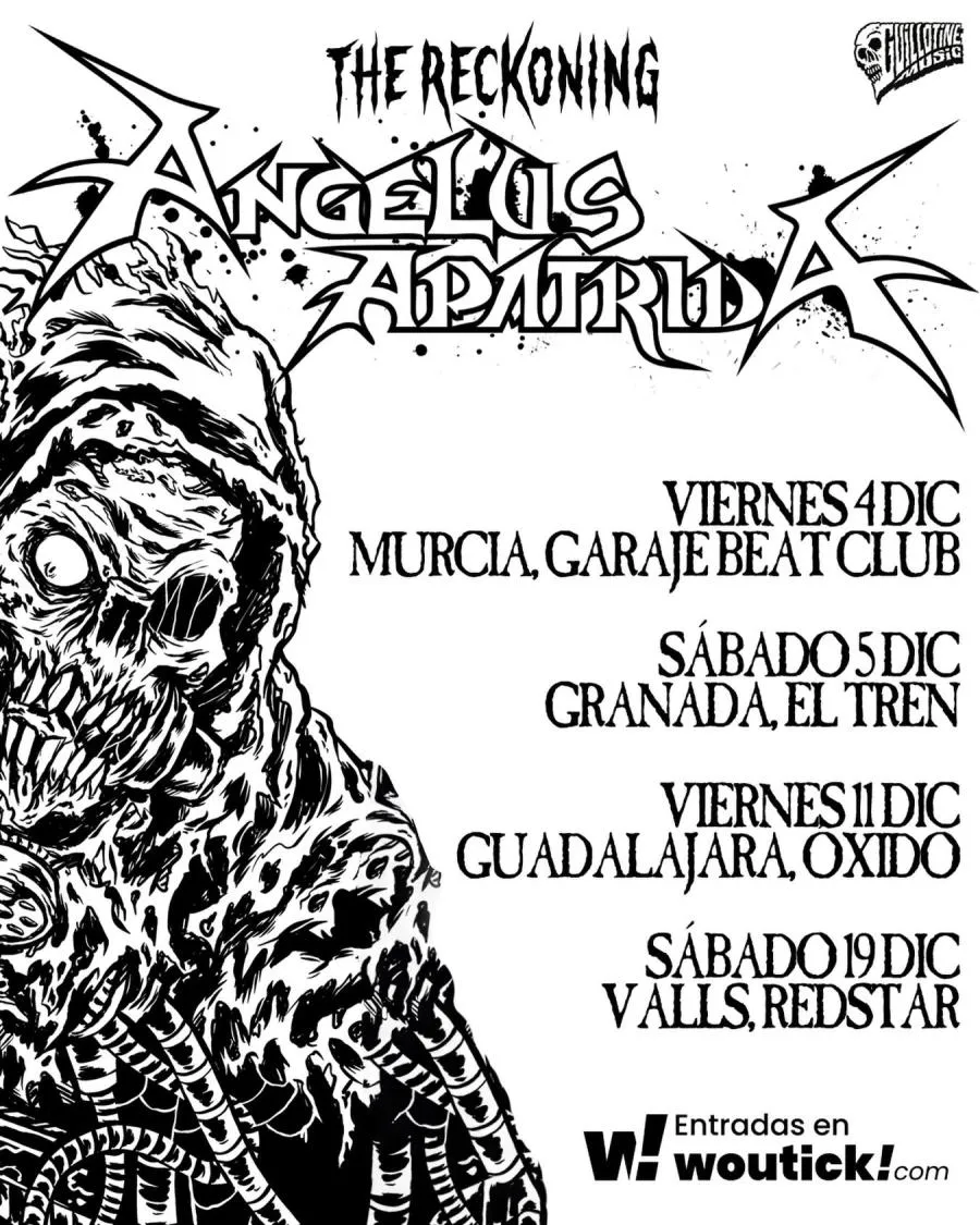 ANGELUS APATRIDA PRESENTARÁN SU NUEVO EP EN CUATRO  CIUDADES