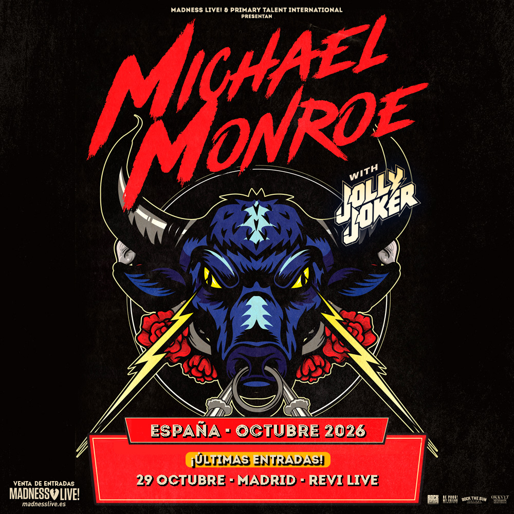 ¡MICHAEL MONROE LLEGA A MADRID !